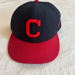 Cleveland Indians New Era Cap. Size 7 3/4
